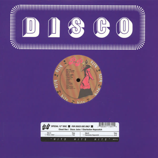 Cloud One ‎– Disco Juice / Charleston Hopscotch 12" (2016 Reissue, P&P Records)