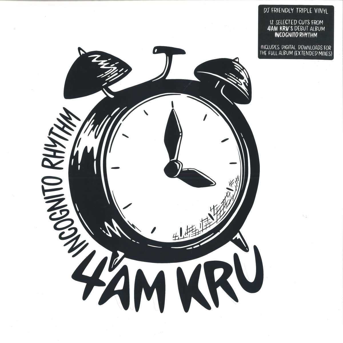 4am Kru – Incognito Rhythm 3x12" (2024, Embrace The Real Records)