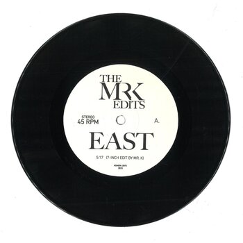 Mr. K - East / Can't Keep Running Away 7" (2025, Most Excellent Unlimited)