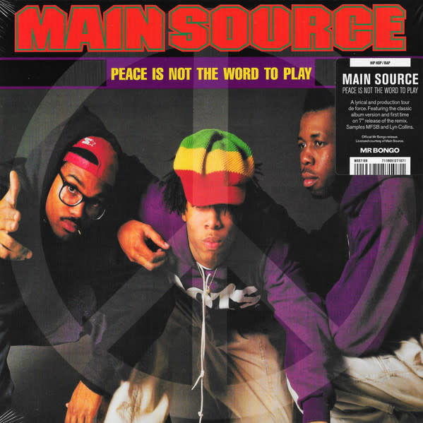 Main Source – Peace Is Not The Word To Play 7" (2021, Mr Bongo)