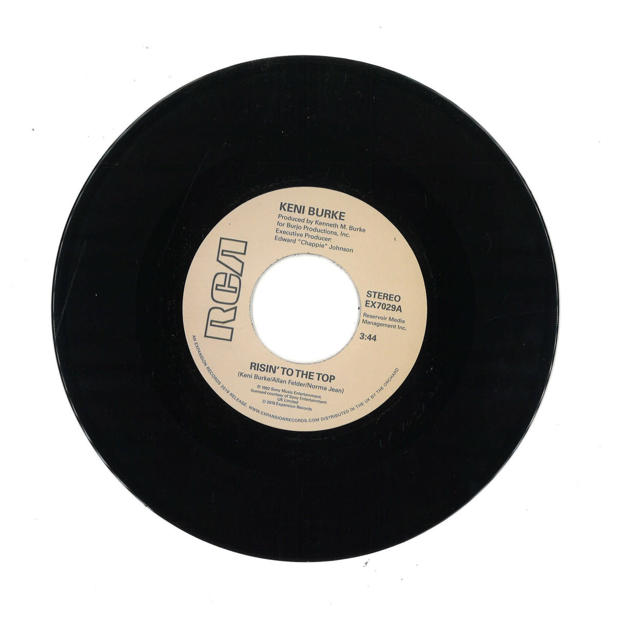 Keni Burke – Risin' To The Top 7" (2026 Repress, Expansion)
