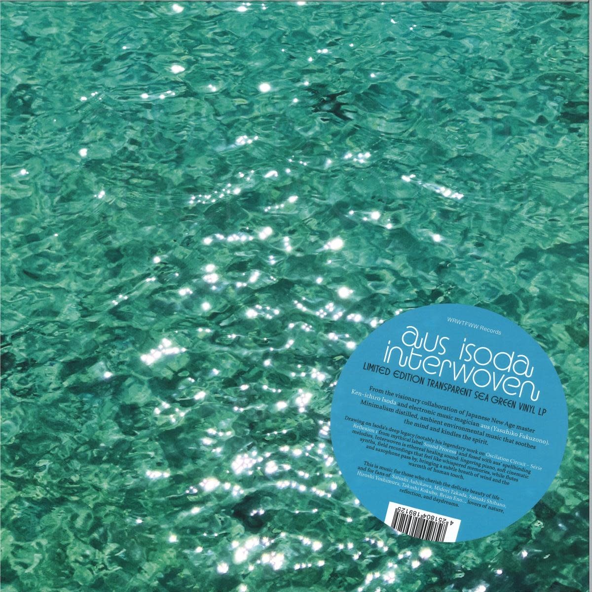 Aus Isoda – Interwoven LP (2026, Transparent Sea Green Vinyl, We Release Whatever The Fuck We Want Records)