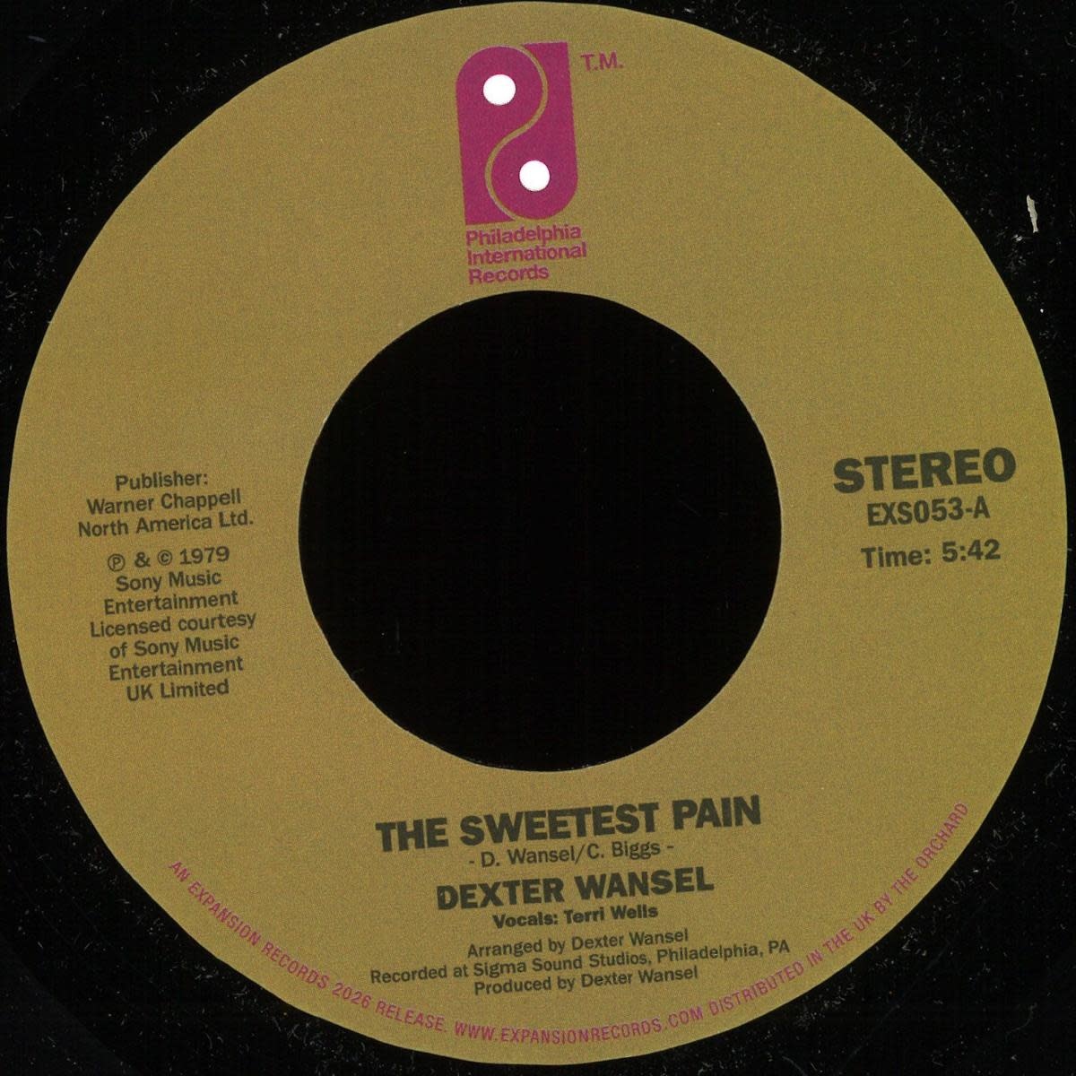 Dexter Wansel – The Sweetest Pain / Theme From The Planets 7" (2026, Expansion)
