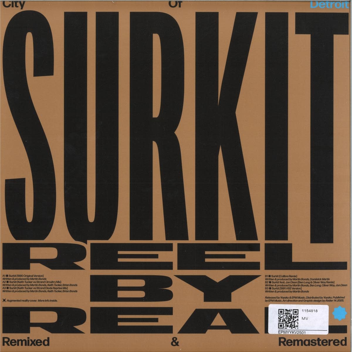 Reel By Real – Surkit (Remixes & Remastered) 12" (2025, Epm Music)