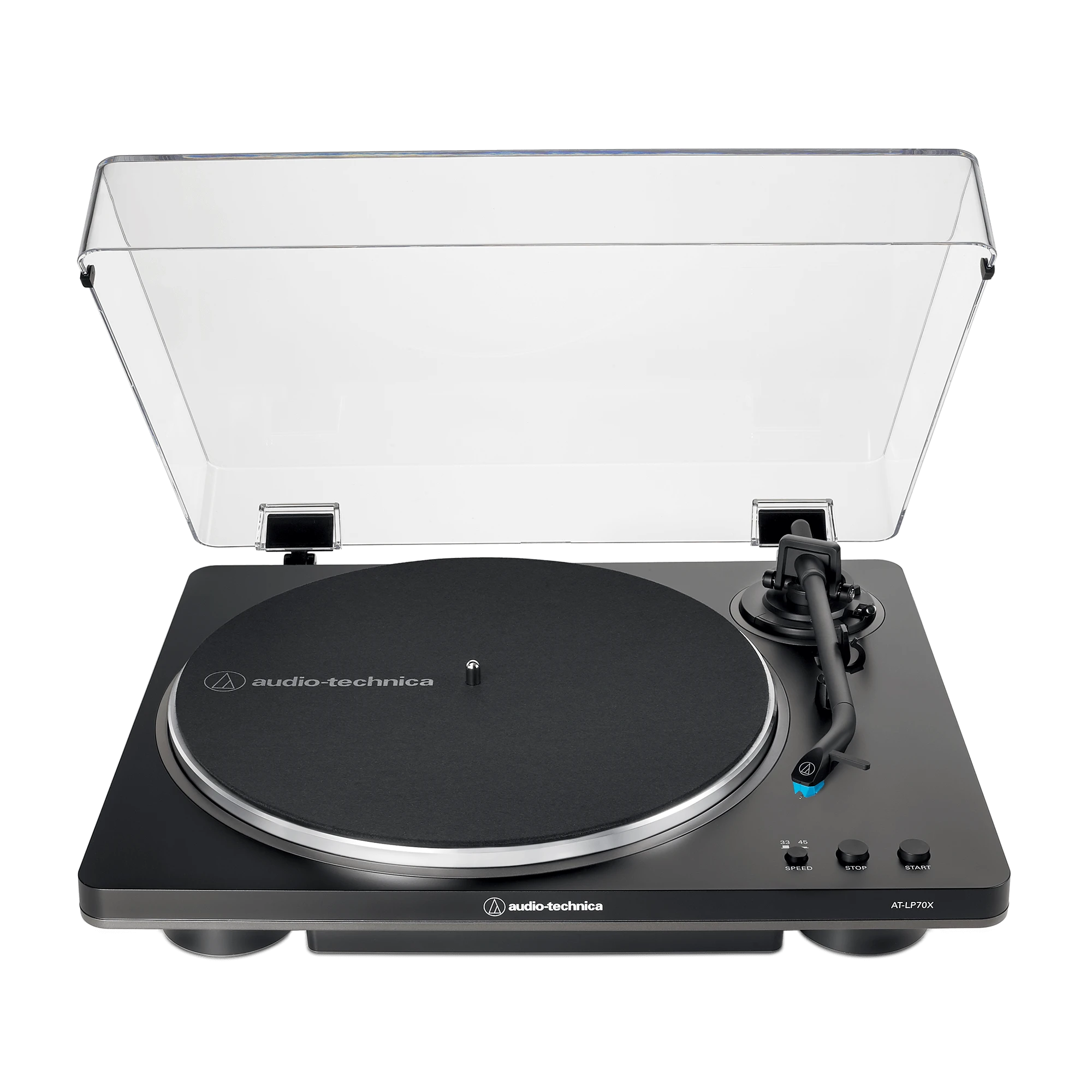 Audio Technica AT-LP70X Automatic Belt-Drive Turntable [Black Grey]