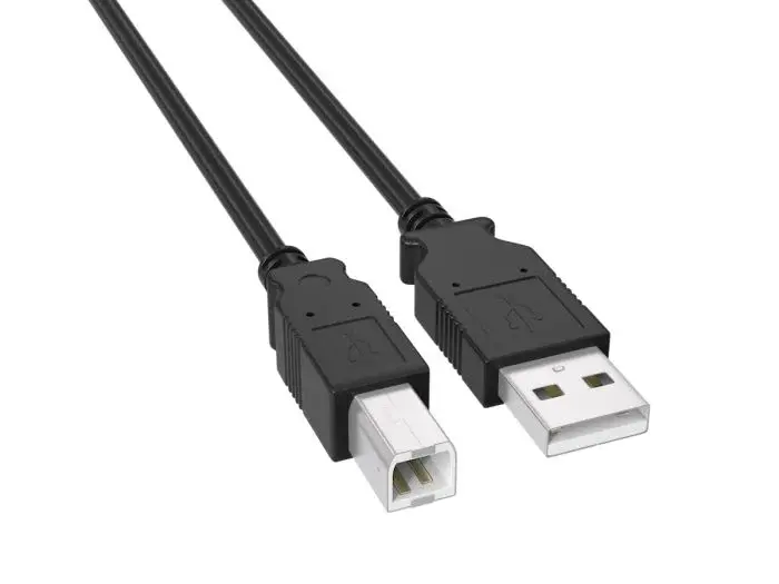 ETC USB 2.0 A Male to USB B Male Cable (6ft.)