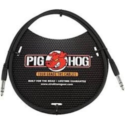 PIG HOG [PTRS03] High Performance 1/4" TRS Instrument Cable (3ft.)
