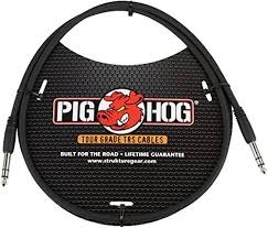 PIG HOG [PTRS03] High Performance 1/4" TRS Instrument Cable (3ft.)