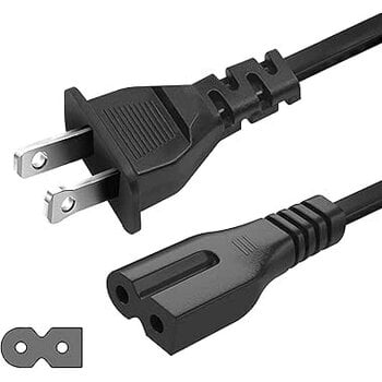ETC (6ft.) Power Cable 2-Prong Polarized Power Cable [NMA 1-15 to C7 12/2]