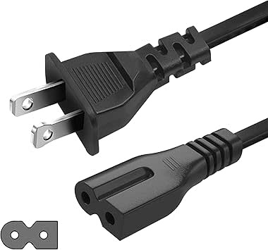 ETC (6ft.) Power Cable 2-Prong Polarized Power Cable [NMA 1-15 to C7 12/2]