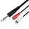 ETC ETC Quarter 1/4" Stereo (Male) to RCA Dual (Male) Audio Cable (10ft.)