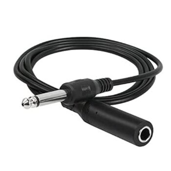 ETC Quarter 1/4 Mono (Female) to Quarter 1/4 Mono (Male) Extender/ Audio Cable (10ft.)