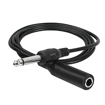 ETC Quarter 1/4 Mono (Female) to Quarter 1/4 Mono (Male) Extender/ Audio Cable (10ft.)