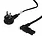 ETC (6ft.) Right Angle Power Cable  [PW-115DR7-06] 1-15P to C7 18AWG SPT-2