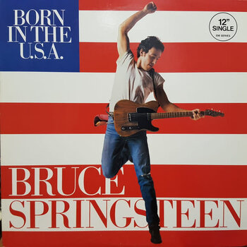 (VINTAGE) Bruce Springsteen – Born In The U.S.A. 12" [Cover:VG,Disc:VG+](1984,Canada)