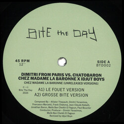 Dimitri From Paris Vs. Chatobaron X Idjut Boys – Chez Madame La Baronne (Unreleased Versions) 12" (2026, Bite The Day)