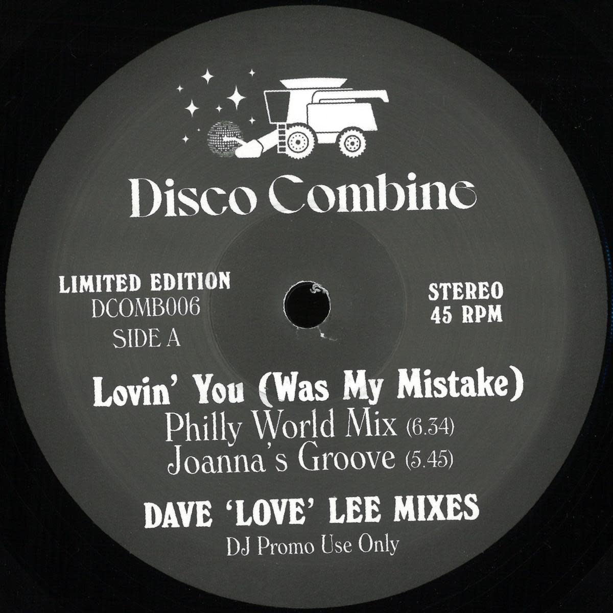 Dave Lee – Lovin' You (Was My Mistake) / How I Love New York (Dave 'Love' Lee Mixes) 12" (2026, Disco Combine)