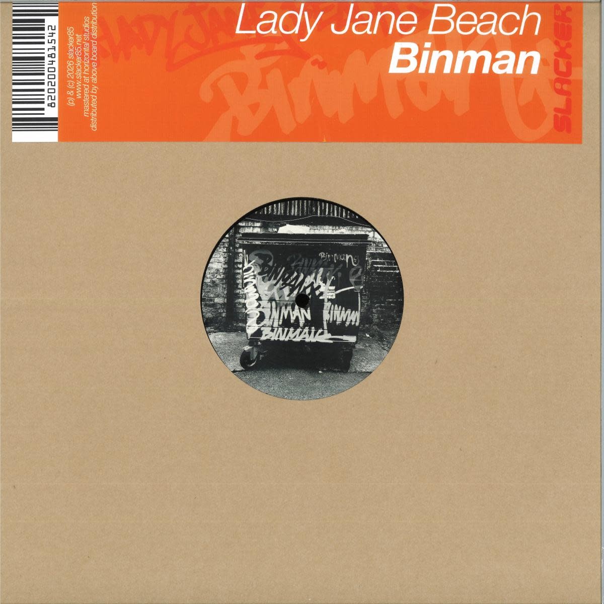 Lady Jane Beach – Binman (Incl. Zed Bias / Seth Troxler / HalfPint Remixes) 12" (2026, Slacker 85)