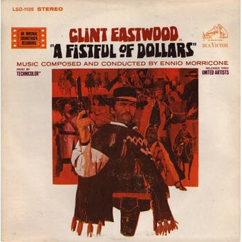 (VINTAGE) Ennio Morricone - A Fistful Of Dollars (An Original Soundtrack Recording) LP [VG](1969,Canada