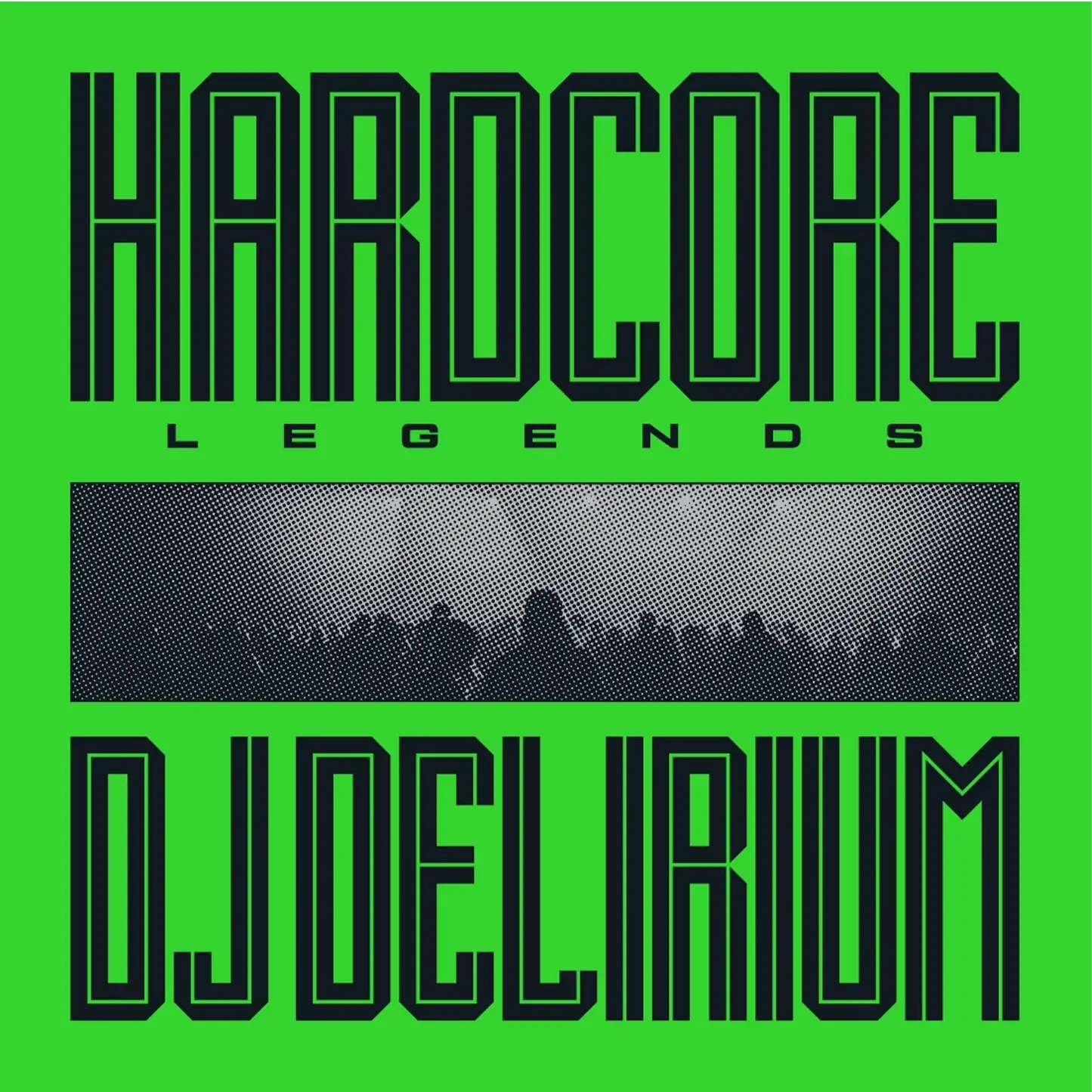 DJ Delirium – Hardcore Legends LP (2026, Compilation, Green Translucent Vinyl, Music On Vinyl - Hardcore Legends Series)