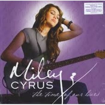 Miley Cyrus – The Time Of Our Lives 12" (2026 Reissue, White With Purple Splatter Vinyl, Hollywood Records)