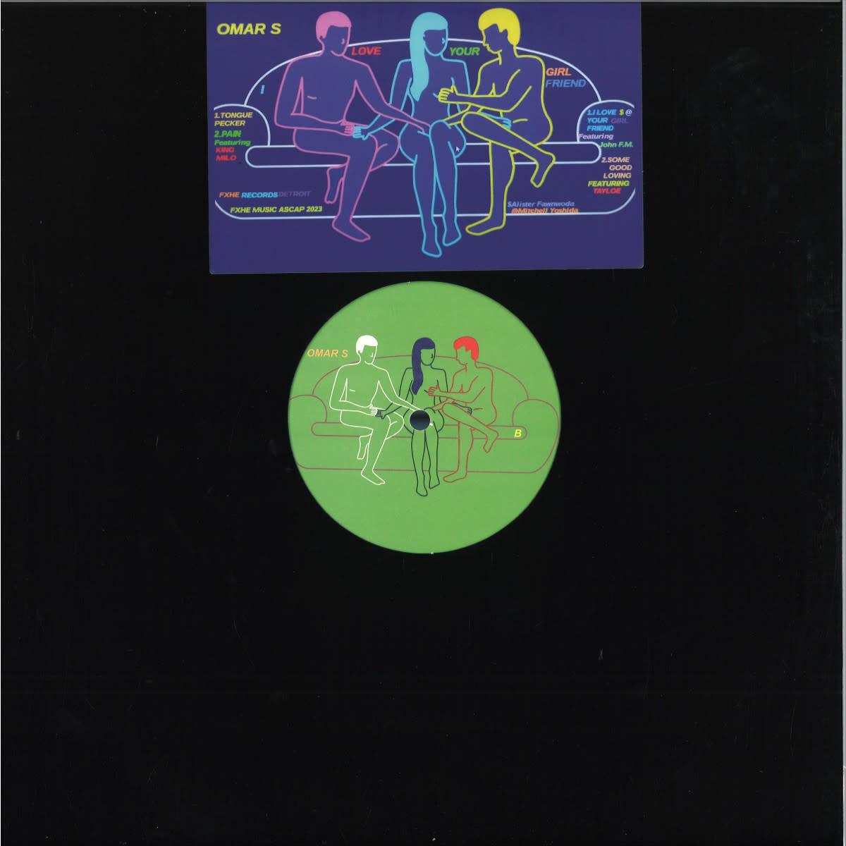 Omar-S – Pain 12" (2023, FXHE Records)