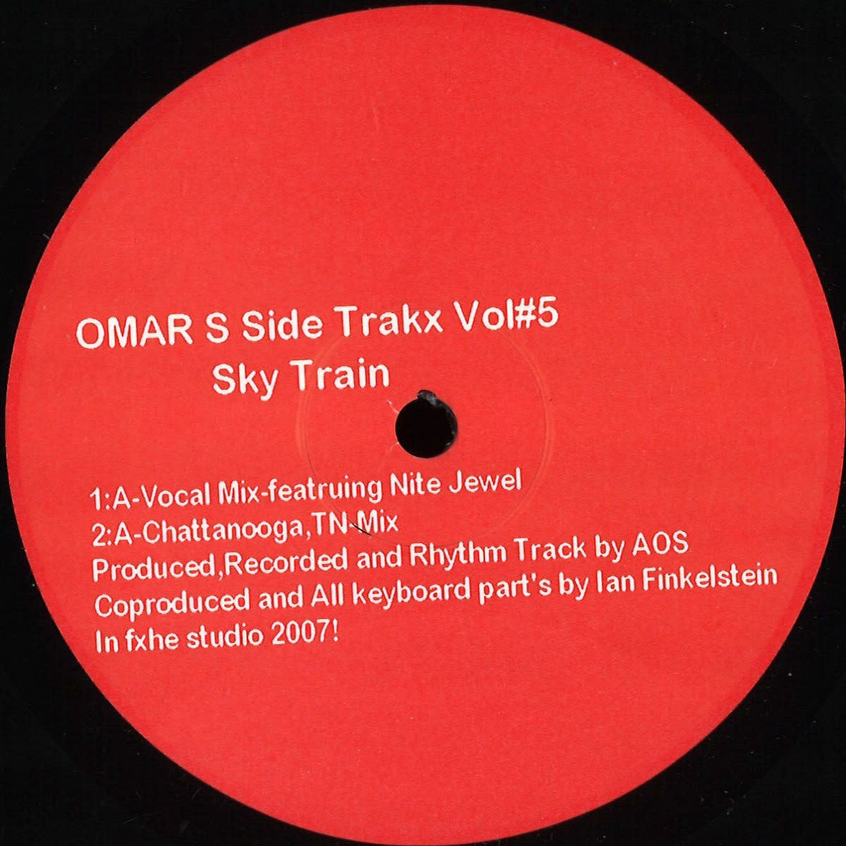 Omar-S - Side Trakx Vol#5 12" (2016, FXHE Records)