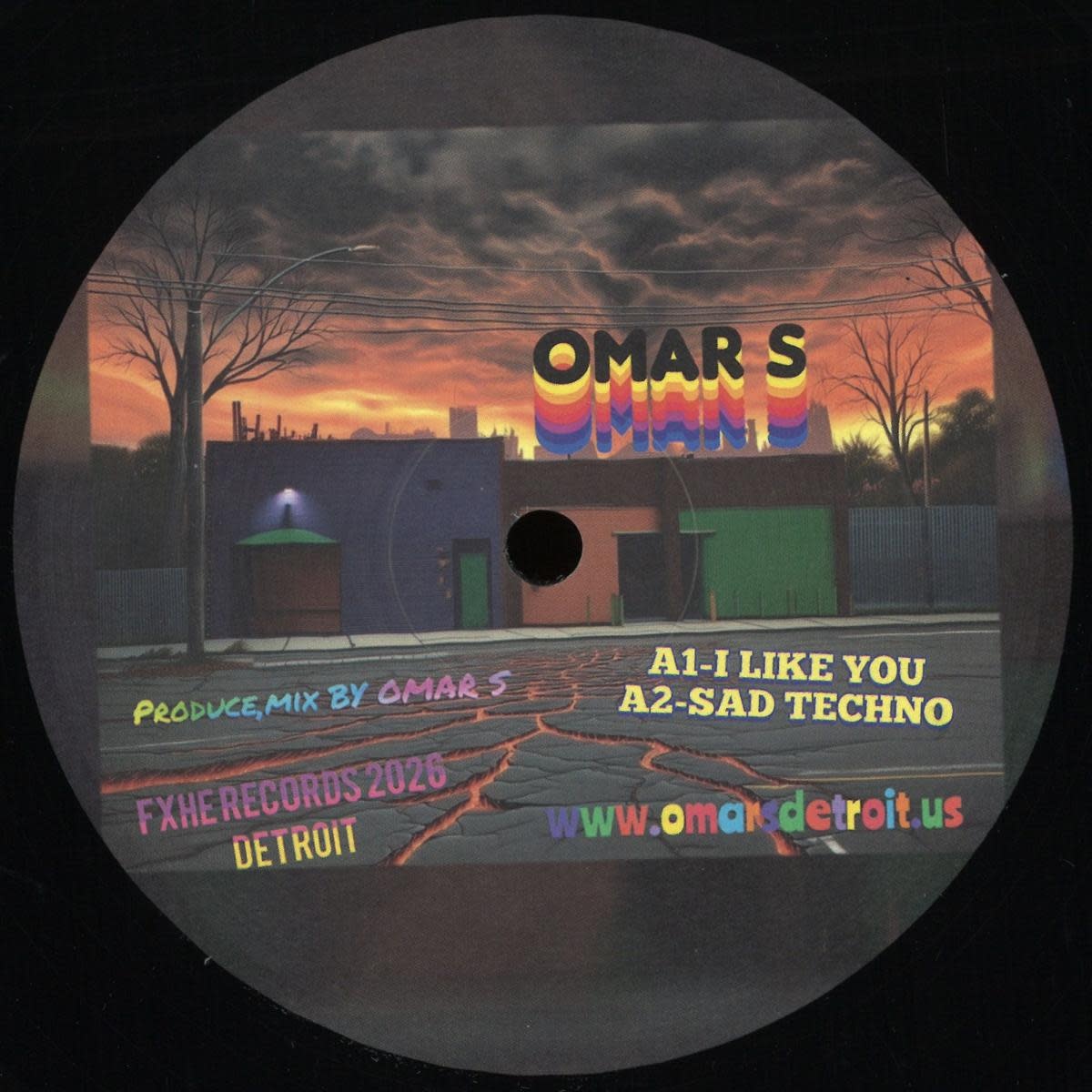 Omar-S - I Like You 12" (2026, FXHE Records)