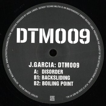 J. Garcia - DTM009 12" (2026, Detroit Techno Militia)