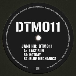 Jani Ho - DTM011 12" (2026, Detroit Techno Militia)