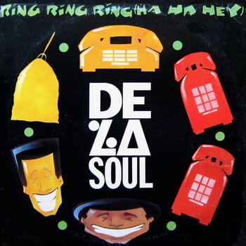 (VINTAGE) De La Soul - Ring Ring Ring (Ha Ha Hey) 12" [VG](1991,Italy)