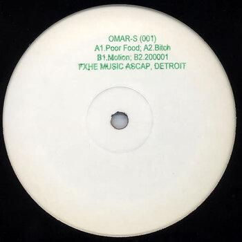 Omar-S - 001 12" (2004 Reissue, FXHE Records)