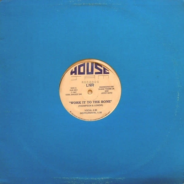 (VINTAGE) LNR - Work It To The Bone 12" [VG](1988,US)