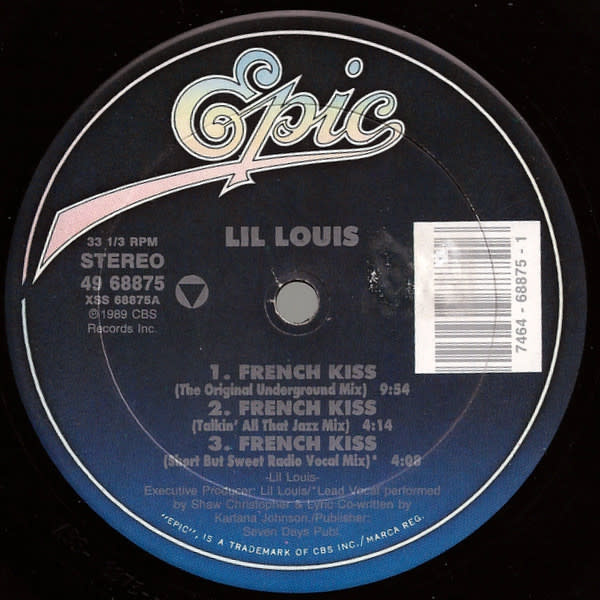 (VINTAGE) Lil Louis - French Kiss 12" [VG](1989,US), Misprint, Stereo