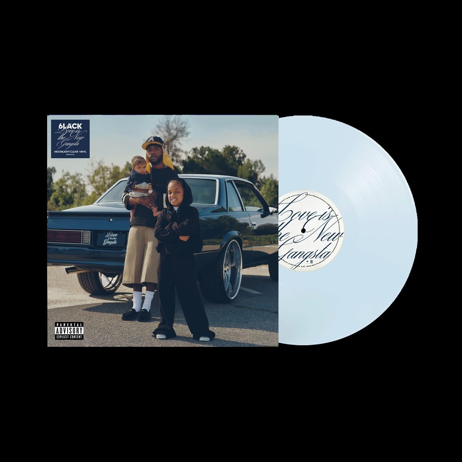 6lack – Love Is The New Gangsta LP (2026, Moonlight Clear Vinyl, w/ Alternative Cover, LVRN)