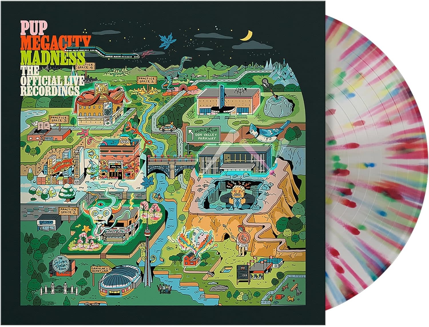 Pup – Megacity Madness The Official Live Recordings LP (2026, Skittles Variant Vinyl, Diminishing Returns Music Corp.)