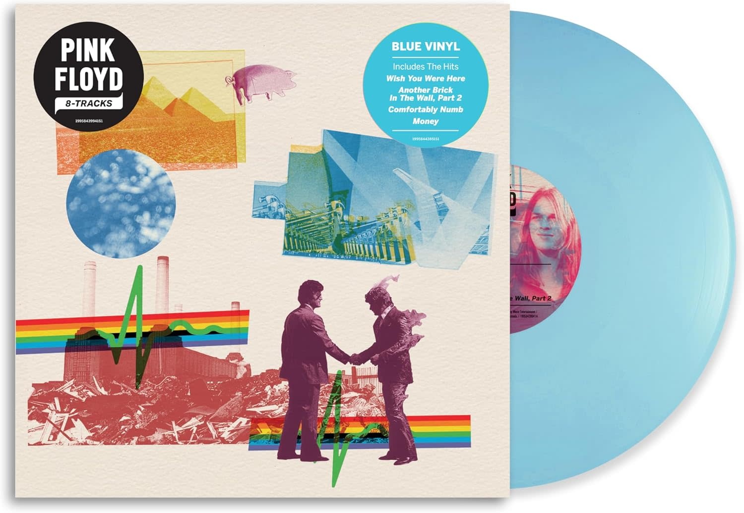Pink Floyd – 8-Tracks LP (2026, Compilation, Blue Vinyl, Columbia)