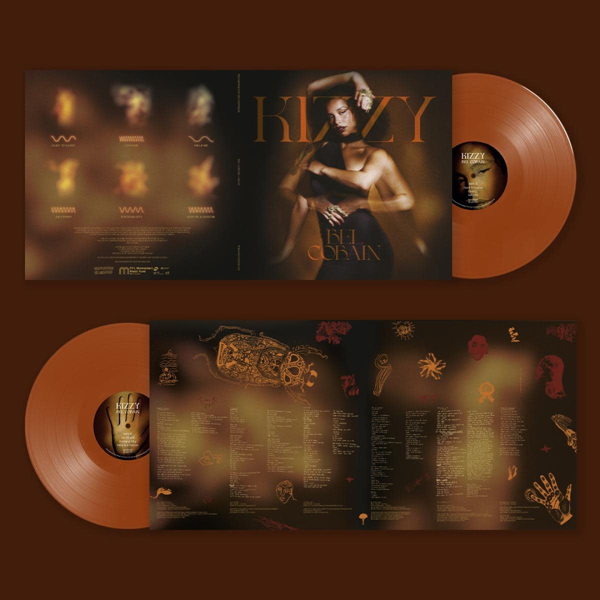 Bel Cobain – Kizzy 12" (2026, Terracotta Coloured Vinyl, Brownswood Recordings)