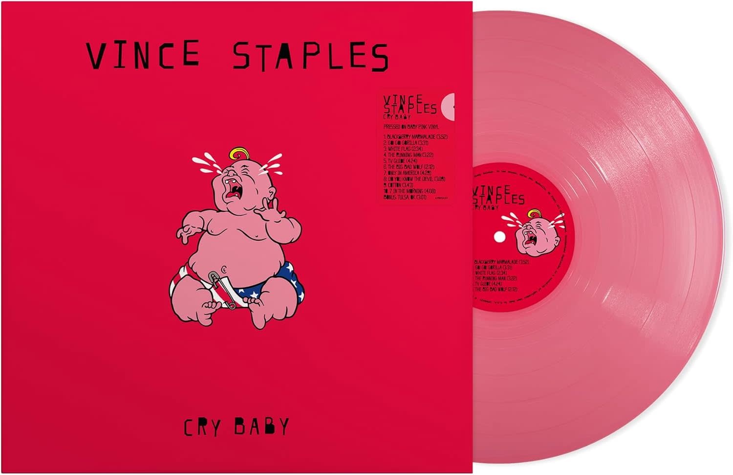 Vince Staples – Cry Baby LP (2026, Baby Pink Vinyl, Loma Vista)