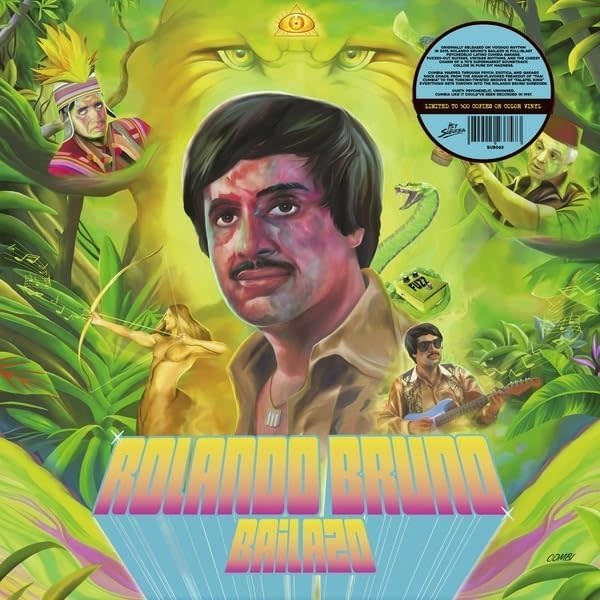 Rolando Bruno – Bailazo LP (2026 Reissue, Orange [Translucent] Vinyl, Hey Suburbia)