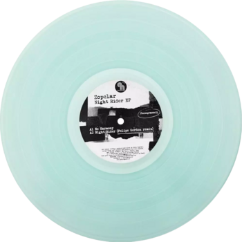 Zopelar - Night Rider EP 12" (2026, Transparent Light Blue Vinyl, Phonogramme)
