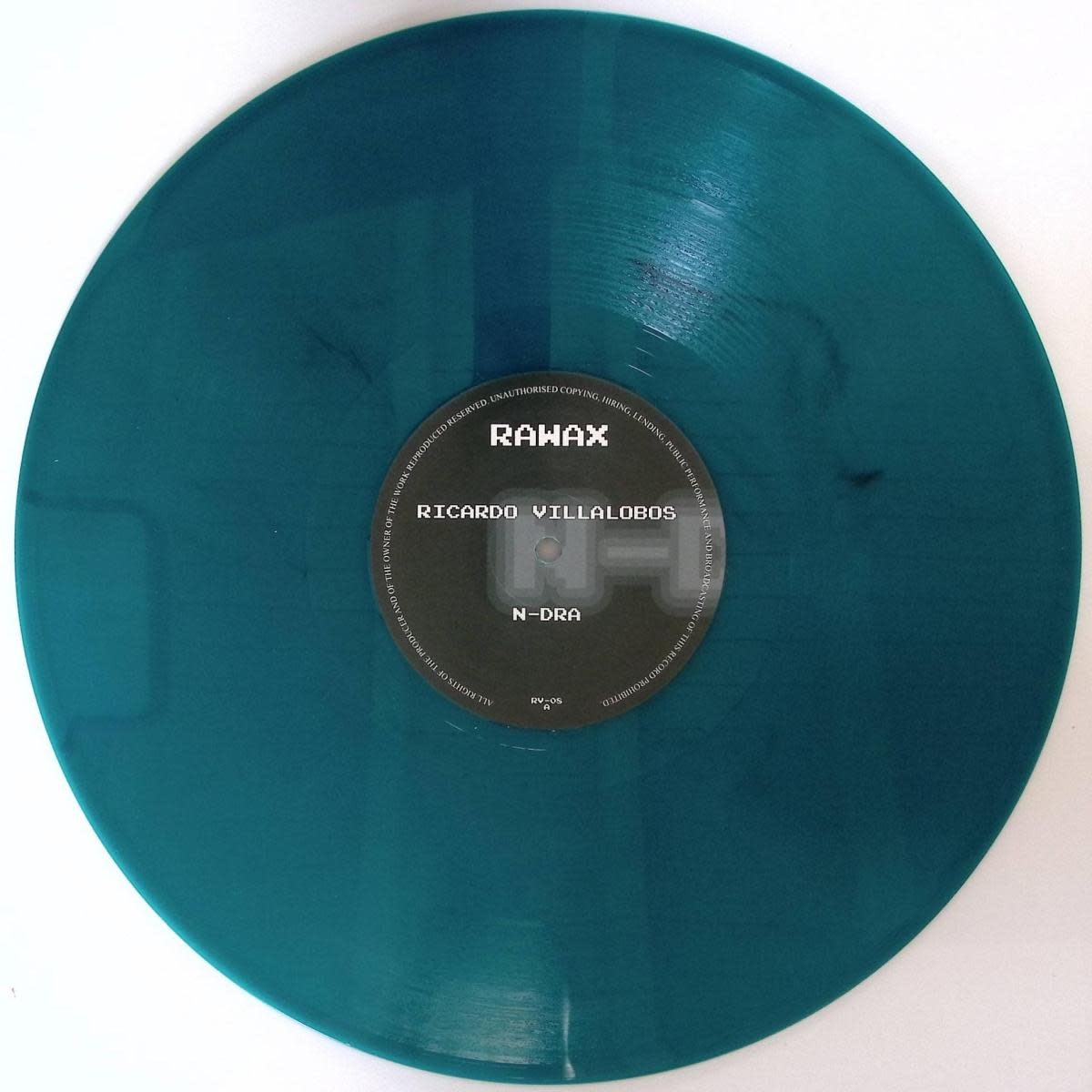 Ricardo Villalobos – N-DRA 12" (2026 Reissue, Aquamarine Vinyl, Ricardo Villalobos RAWAX series)