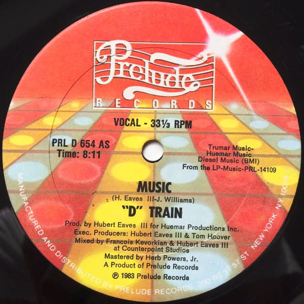 (VINTAGE) D-Train - Music 12" [VG+](1983,US)