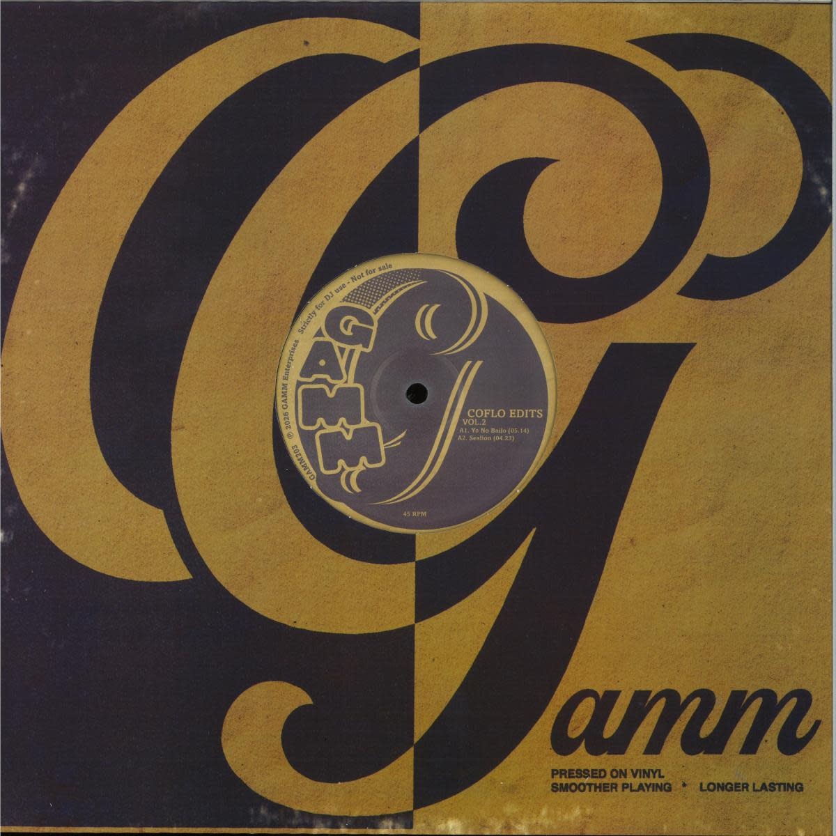 Coflo – Edits Vol.2 12" (2026, G.A.M.M.)
