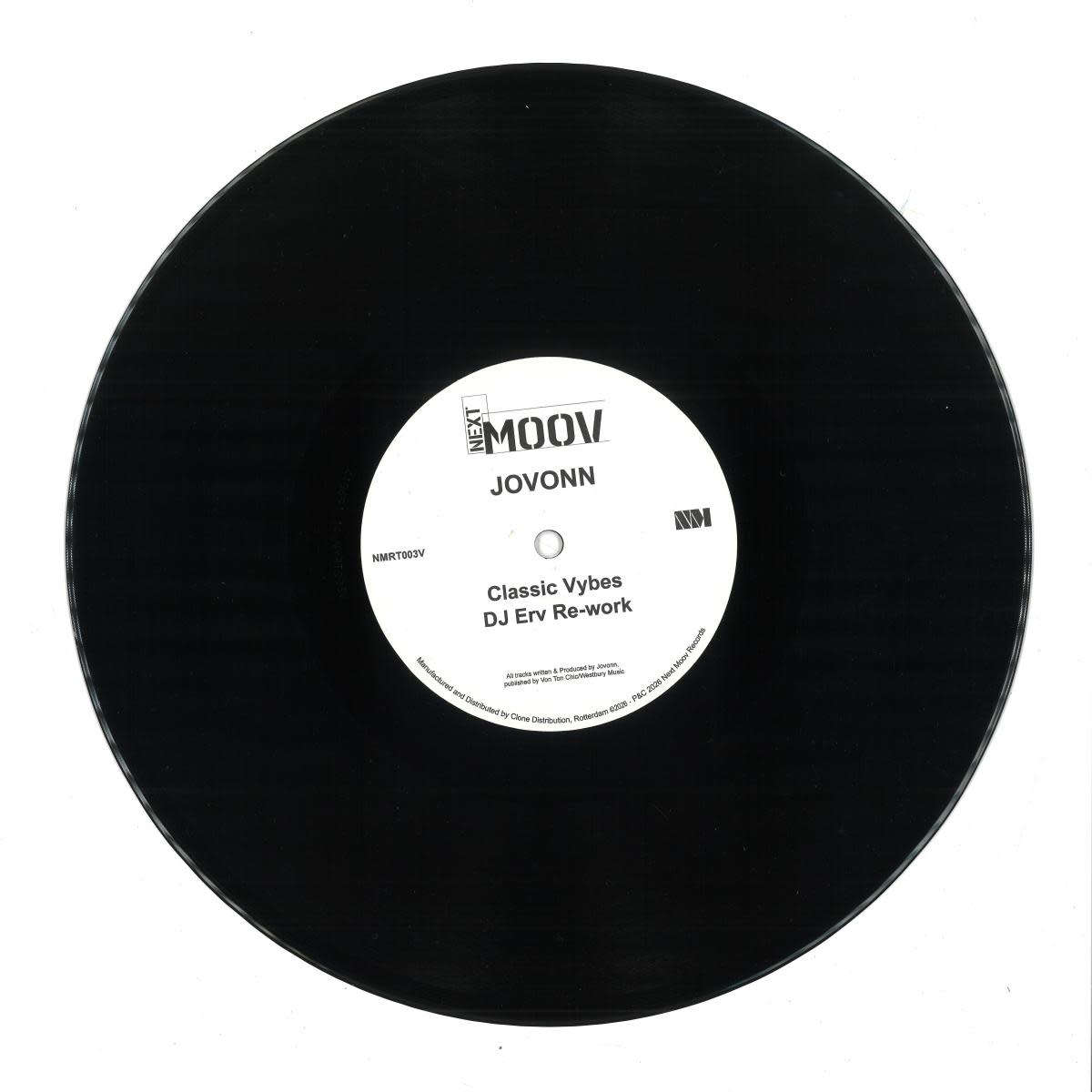 Jovonn – Classic Vybes (DJ Erv Re-work) 10" (2026, Next Moov Records)