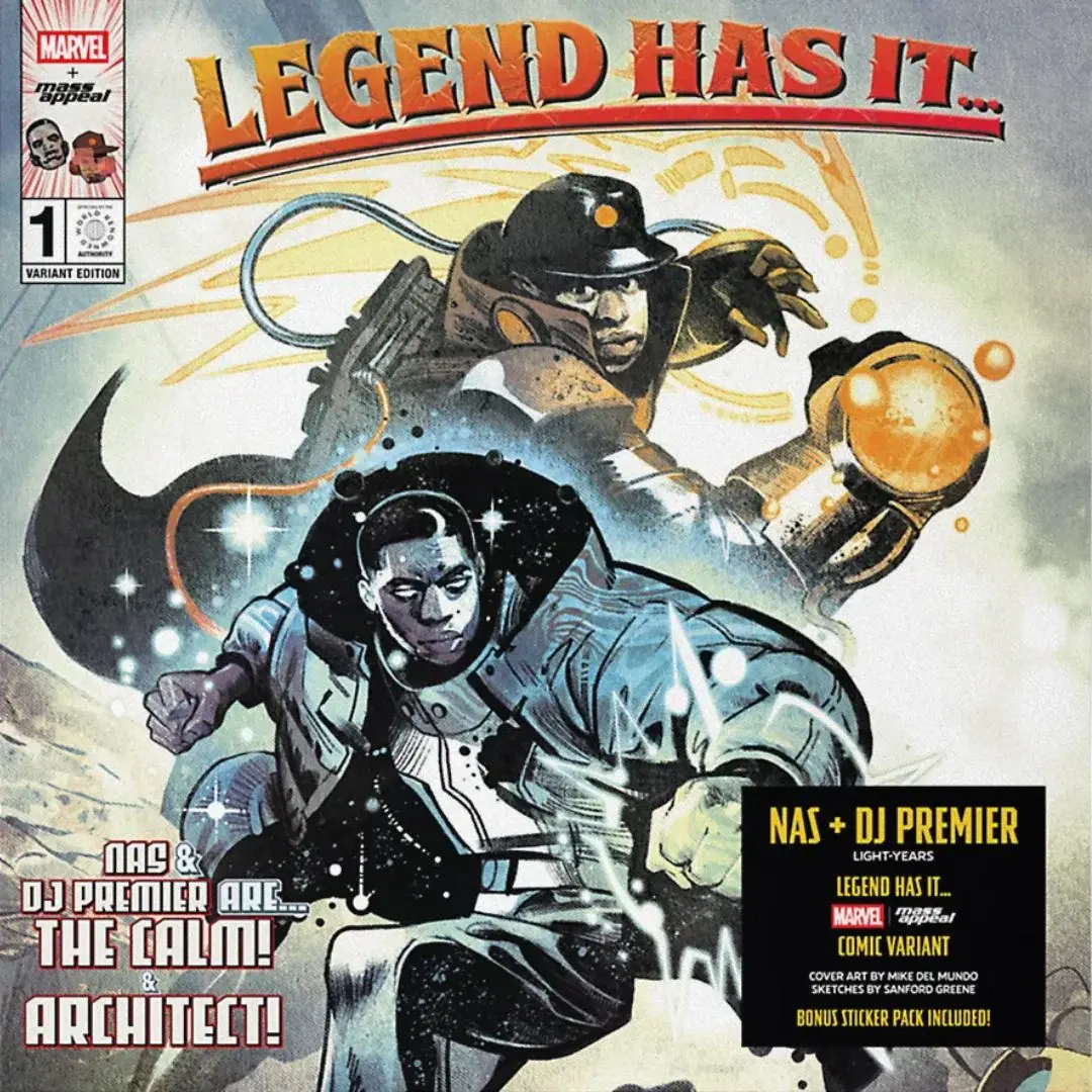 Nas + DJ Premier – Light-Years 2LP (2026, Marvel Variant Edition, Mass Appeal - Legend Has It Series)