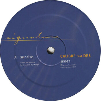 Calibre feat DRS – Sunrise / Broken Wings 12" (2026 Repress, Signature Records)