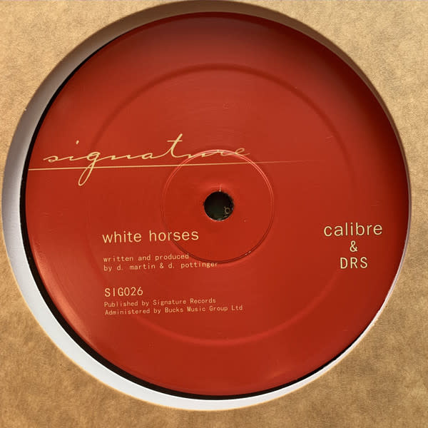 Calibre & DRS – White Horses / Living For 12" (2026 Repress, Signature Records)