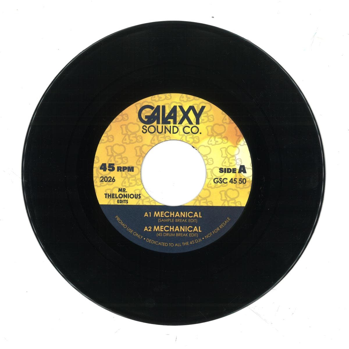 Mr. Thelonious – Mechanical 7" (2026, Galaxy Sound Co.)