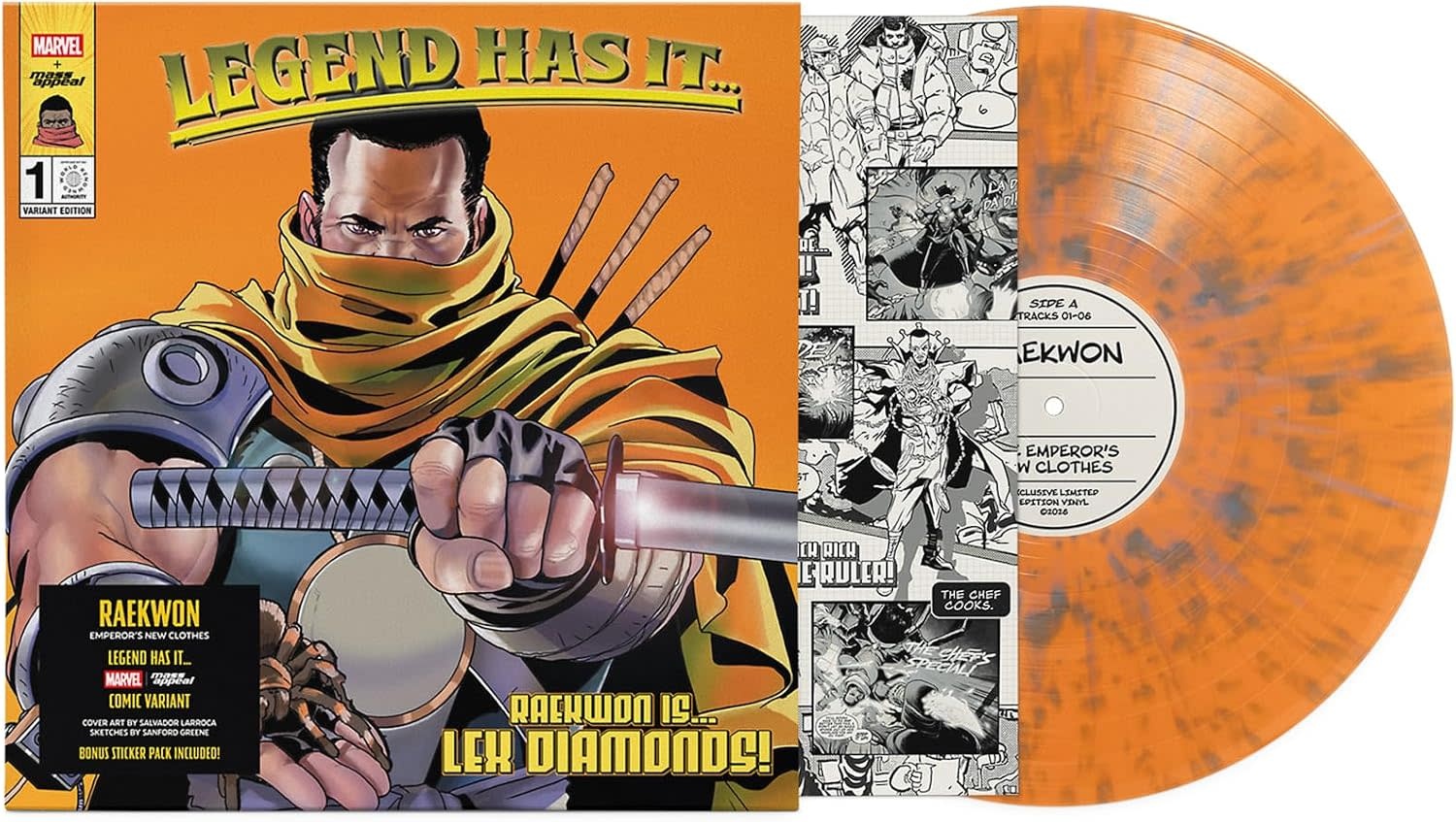 Raekwon – The Emperor's New Clothes LP (2026, Marvel Variant Edition, Mass Appeal - Legend Has It Series)